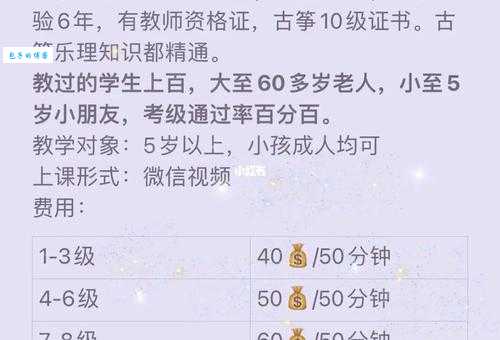 成都学古筝一对一多少钱？这个收费标准你认可吗