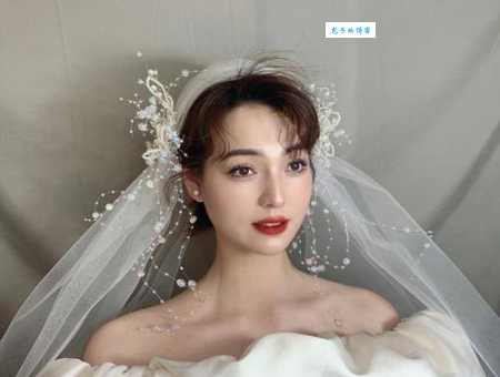 韩式短发新娘发型怎么选?这几款超好看!