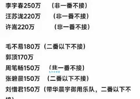 想请薛之谦商演,出场费要多少?看完就懂!