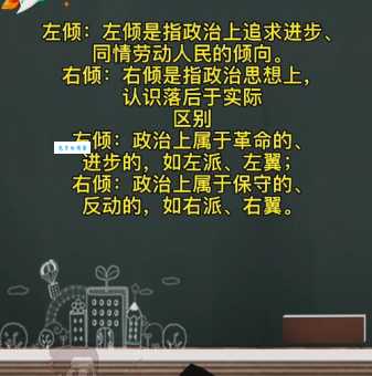 左倾右倾是什么意思?终于有人解释清楚了!