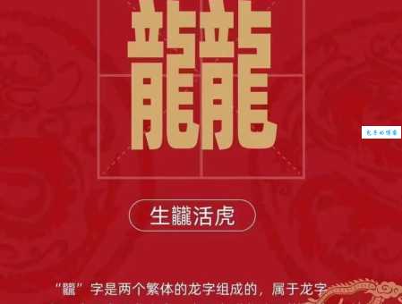 两个龙怎么读龖?这个字的正确读音你读对了吗?