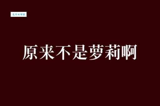 萝莉的意思是什么?原来是指这一类女孩子!