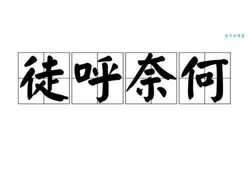 徒唤奈何的意思是什么？这篇文章解释清楚了！