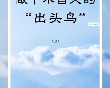 枪打出头鸟是什么意思？听听过来人怎么说！