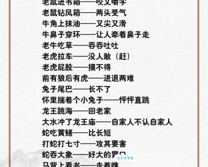 哪个生肖最愤发有为?揭秘生肖与成语的关联
