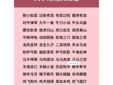 胆小过街是什么生肖？这成语道出了真相！