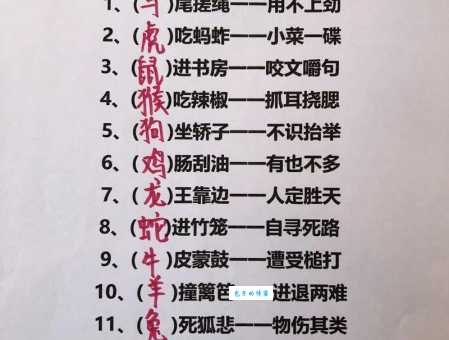 尽收眼底，你猜对了吗？揭秘准确生肖