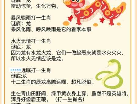 草长莺飞打什么动物？揭秘生肖谜题！