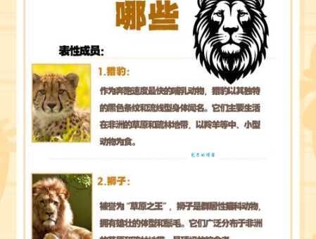 气宇轩昂的动物大揭秘,它们身上有哪些独特魅力?