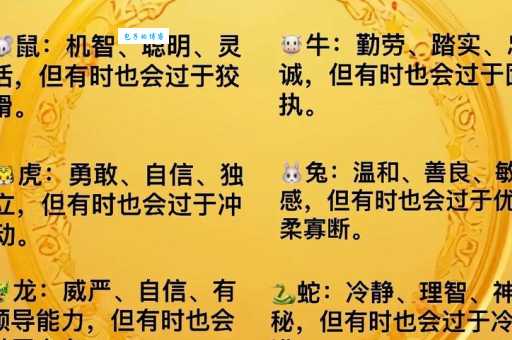 谁与争锋的生肖是哪个？不同生肖的性格分析