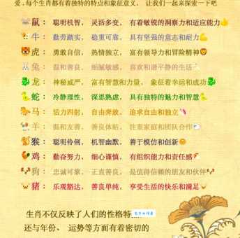 想知道哪些生肖才华出众吗?答案就在这里