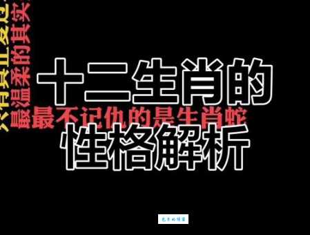 哪个生肖最擅长冷眼相待?性格分析告诉你