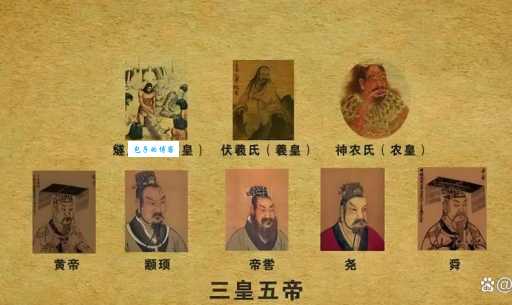 中国古代神话:三皇五帝分别代表什么生肖动物?