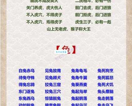 浮文套语代表的生肖，你知道是哪个吗？