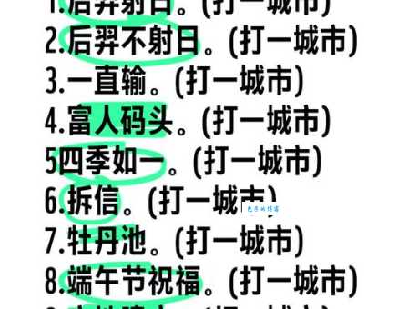 “千里戈壁”打一城市名,这个谜语你会解吗?