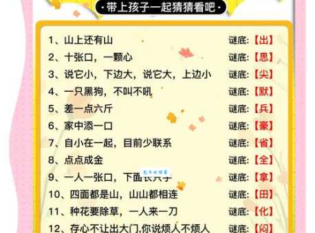 简单字谜：上下难分，猜猜看是什么字？