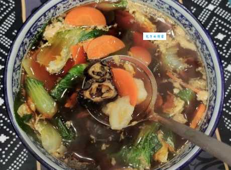 简单易学的美味海参疙瘩汤,快来试试吧