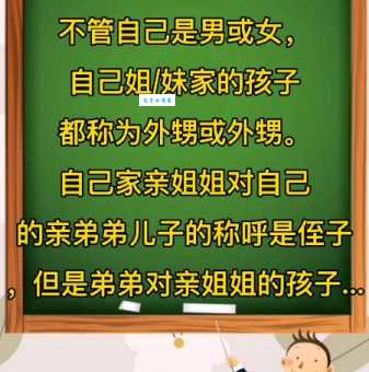 外甥和侄子到底怎么区分?一看就懂的详解