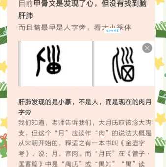 揭秘月字旁汉字：跟月亮和身体哪个关系更密切？