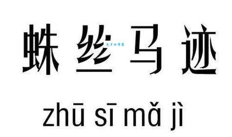 蛛丝马迹的马一开始指的是什么？揭秘成语典故