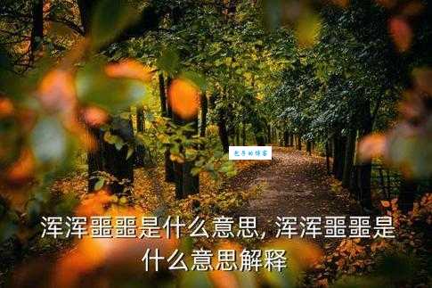 浑浑噩噩的拼音和含义 常见用法与详细释义说明