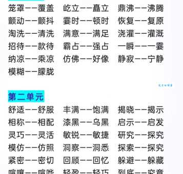 英勇不屈近义词大全及反义词区别用法解析