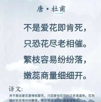 江畔独步寻花的意思简单说 就是诗人赏花散心