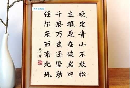 咬定青山不放松立根原在破岩中描写的是哪种植物