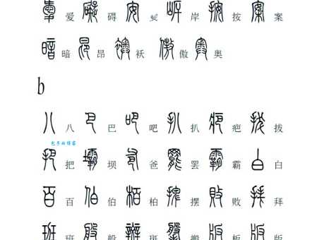 篆字怎么读专家教你轻松识别篆书发音规律