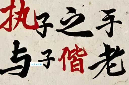 执子之手与子偕老意思解释 浪漫承诺的含义
