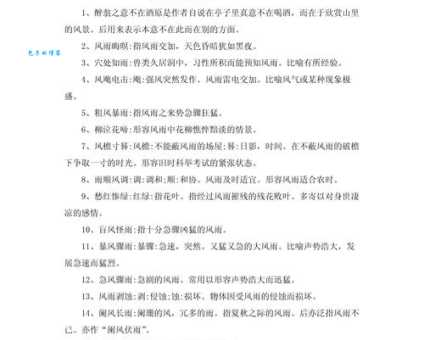 风雨摇曳是什么意思 如何正确使用这个成语表达情感