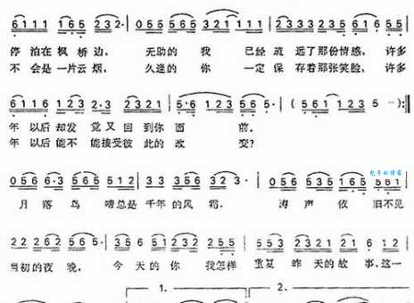 涛声依旧什么意思带你了解歌词背后的故事