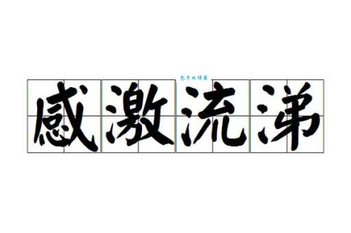 感激涕零的意思和正确用法一次给你讲清楚
