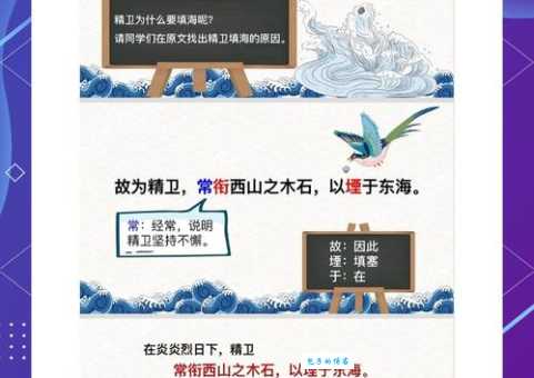 精卫填海的意思解读这个神话故事太感人了