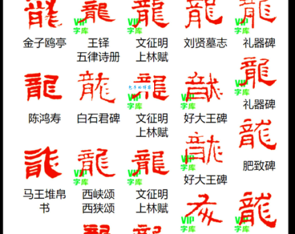 三个龙的繁体字是什么 这些写法你都知道吗