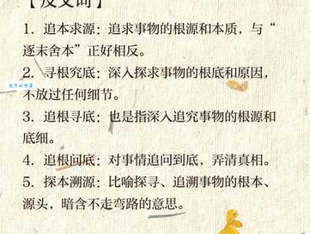 舍本逐末意思与近义词 和买椟还珠有什么区别