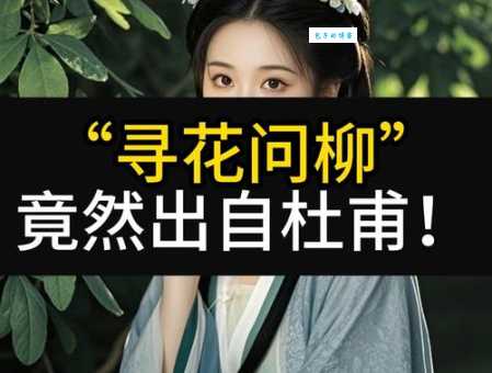 寻花问柳是什么意思古人常说的这个词指什么