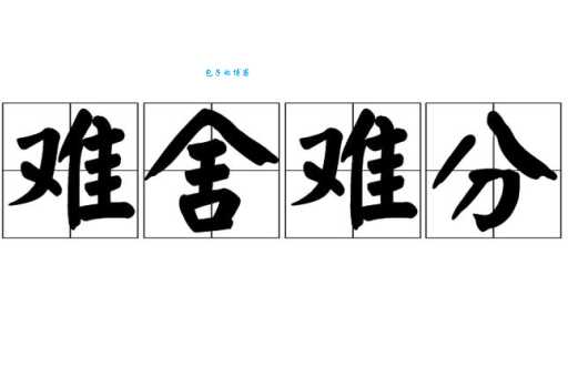 难舍难分的意思有哪些表现 看看你中了几条