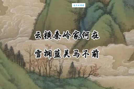 山回路转不见君雪上空留马行处这句诗表达了什么情感