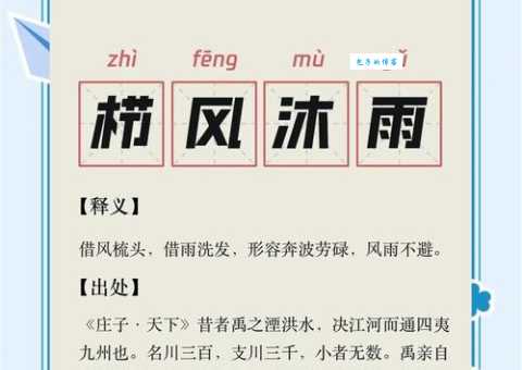 沐雨栉风同义词近义词反义词一次全搞定