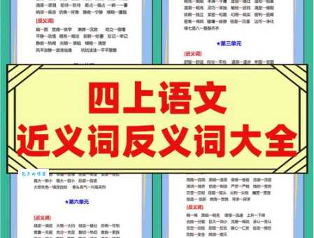 文搜丁甲近义词大全及反义词对比详解
