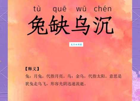 兔起乌沉近义词有哪些 反义词及区别用法解析