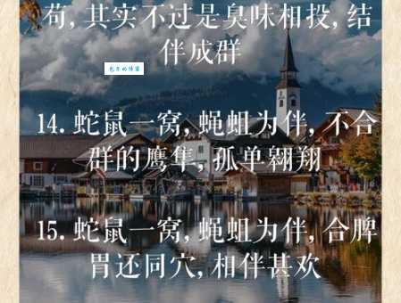 蛇鼠一窝是什么生肖 揭秘十二生肖中的特殊组合