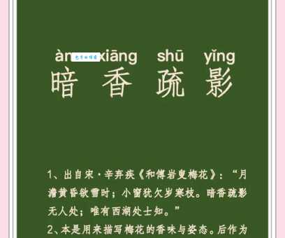 暗香疏影的意思你知道吗 这个成语背后的故事