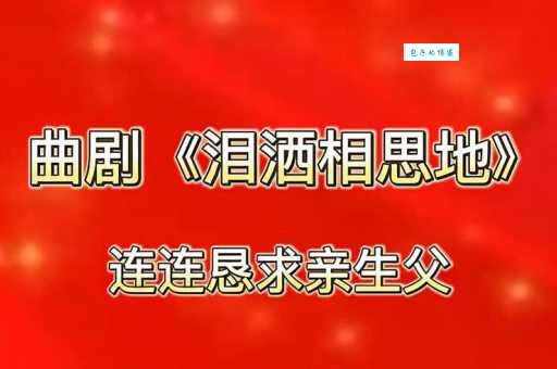 泪洒相思地背后的故事 原来爱情可以这么痛