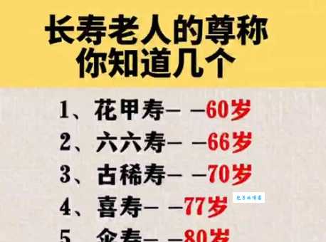 耄耋之年指几岁 高龄老人年龄称谓解释
