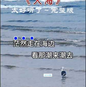 是不是天边的大海是什么歌的歌词及演唱者介绍