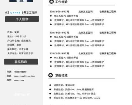 李学明简历模板下载及填写技巧分享