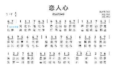 恋人心是哪部电视剧的片尾曲求剧名