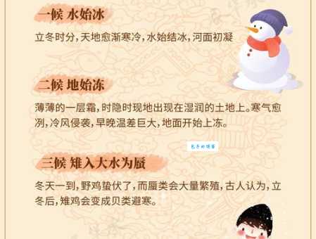 立冬与冬至的区别含义详解 别再傻傻分不清